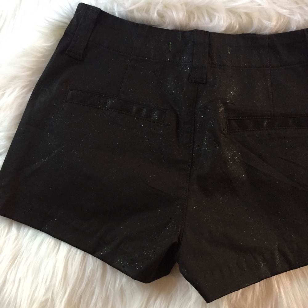 NWOT J BRAND LOLA GLITTER FORTUNE HIGH RISE SHORTS - Picture 6 of 8